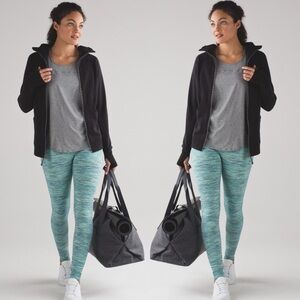 RARE NWT Lululemon Alberta Lake Space Dye Roll Down Wunder 4
